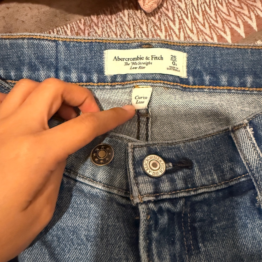 Abercrombie low rise jeans